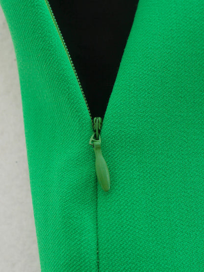 Matching Green Dreamofthe90s Skirt with zipper image 24
