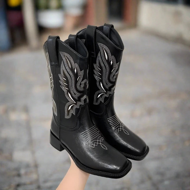Black motorcycle Boots