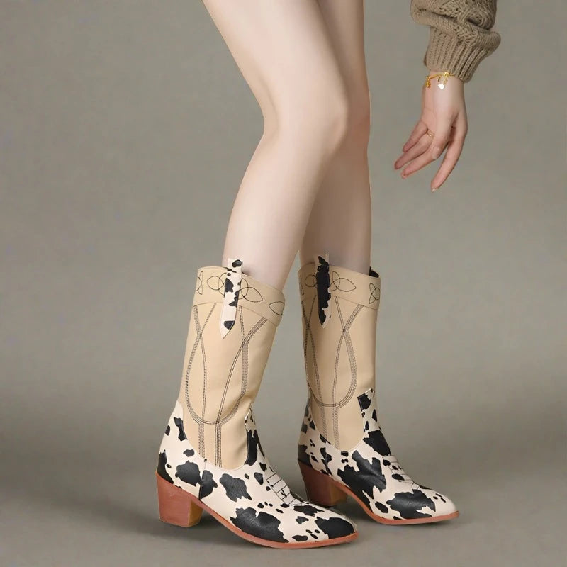 Khaki Cowgirl Boots