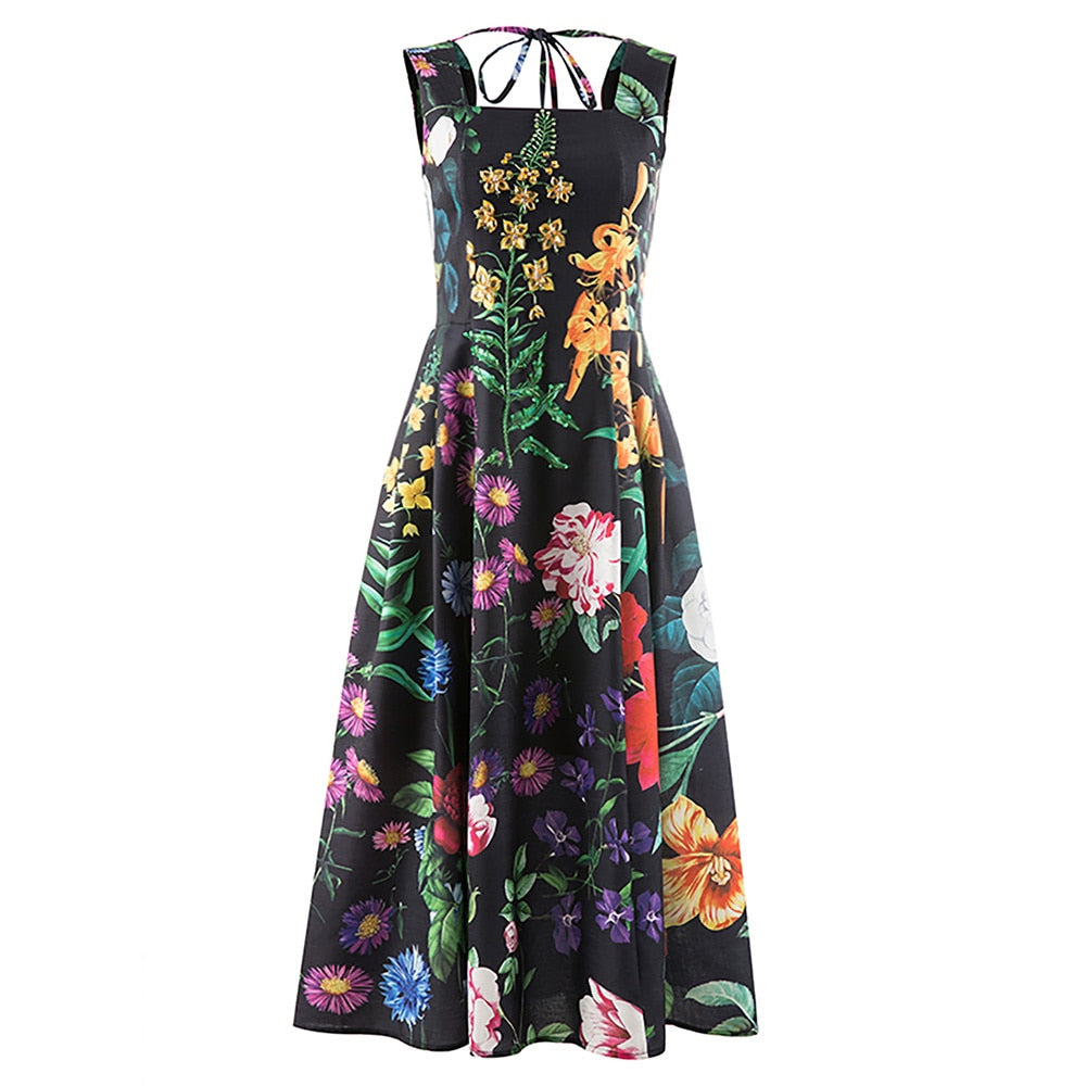 Dreamofthe90s Floral Gown with Beads image 28