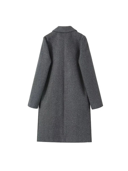 Trench Coat grey back