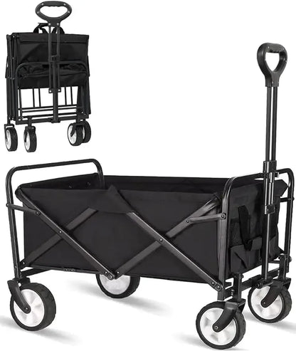 Black Foldable Wagon