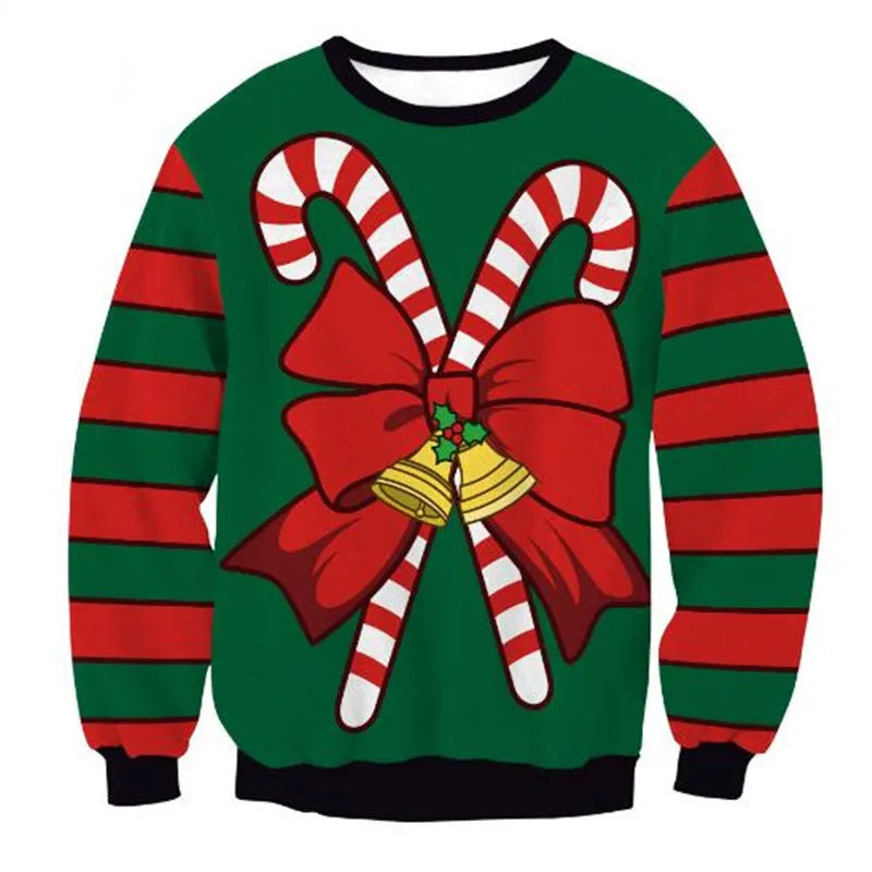 Ugly Christmas Sweater Candy Cane