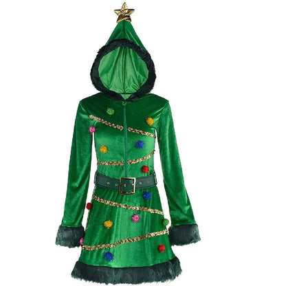 Green Christmas Tree Dress