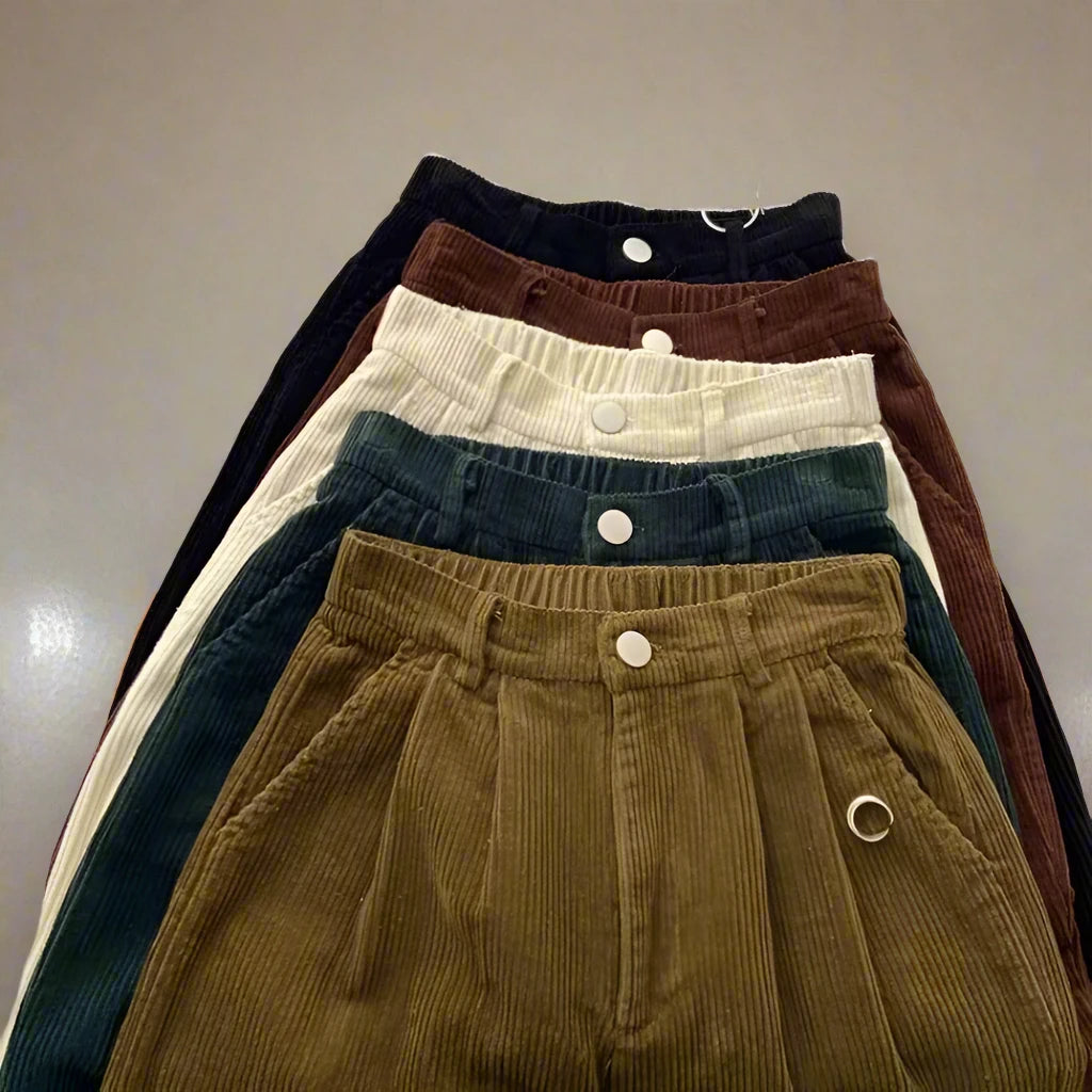 Corduroy Waist Pants