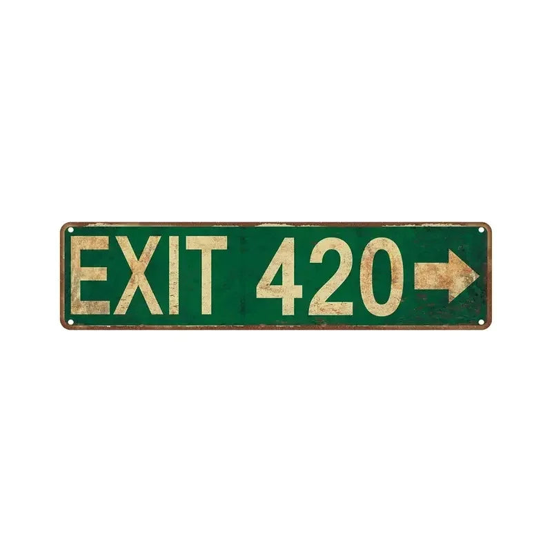 Exit 420 Sign