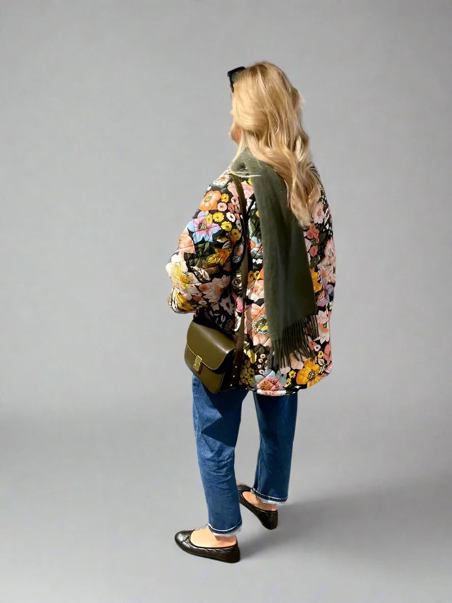 Floral Womens Quilted jacket