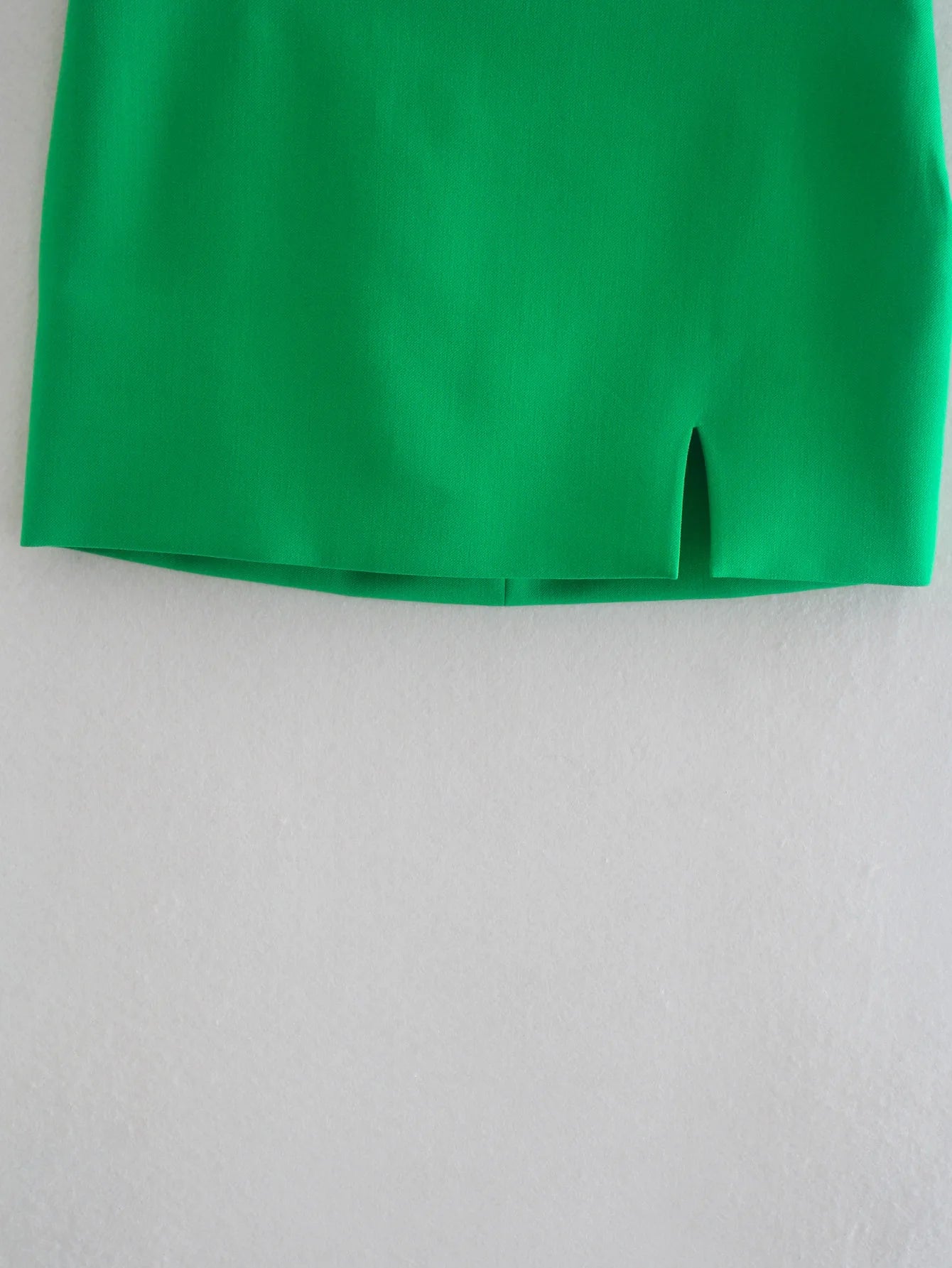 Matching Green Skirt with Side Slit image 19