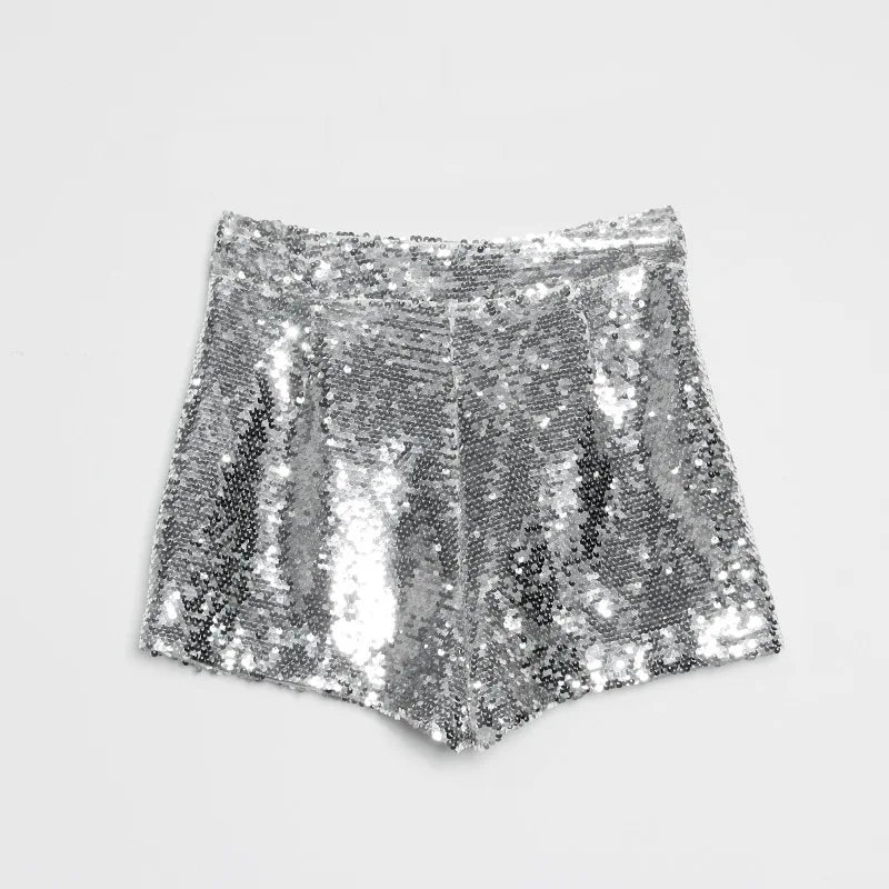 High Waist Dreamofthe90s Shorts with Sequins