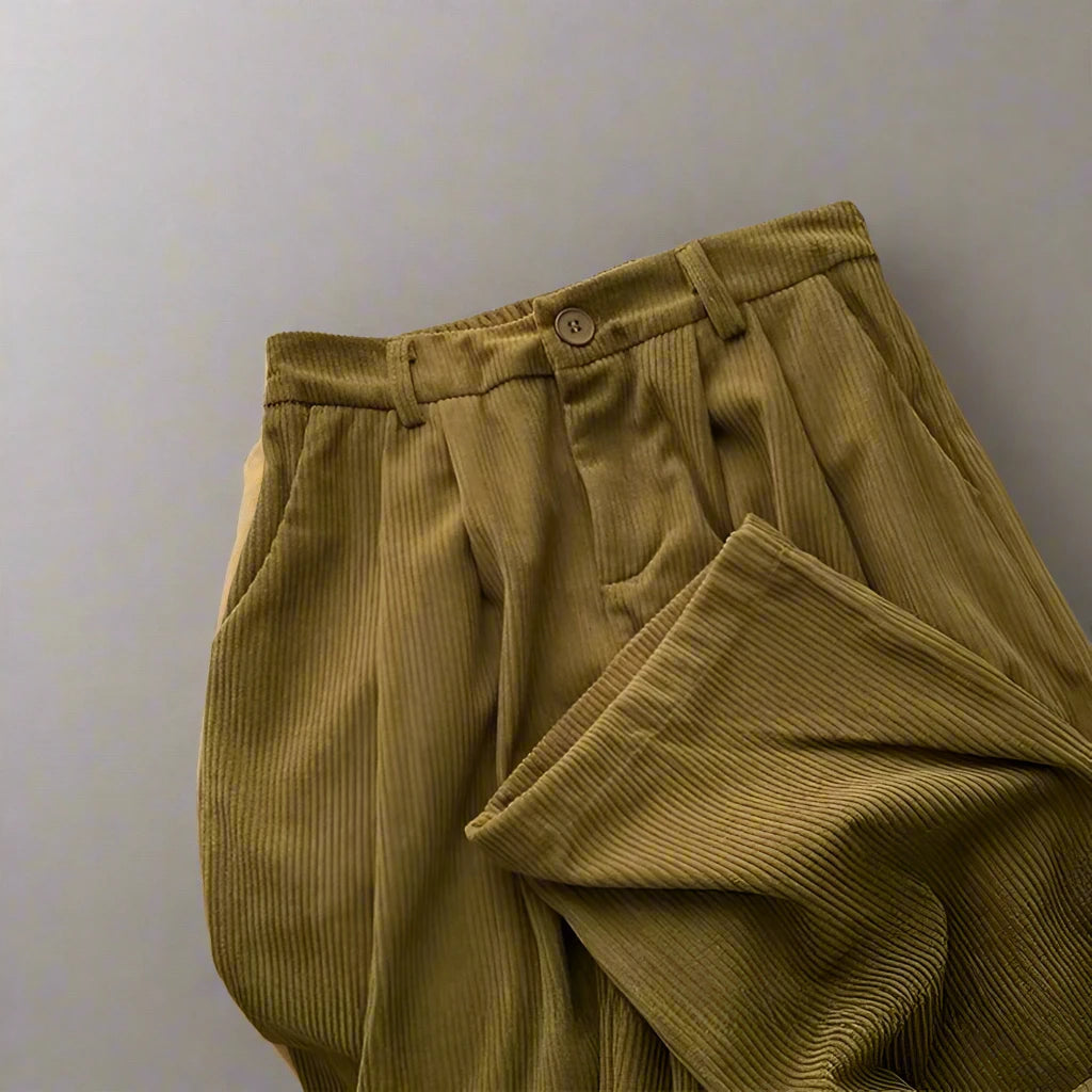 Khaki Corduroy Pants