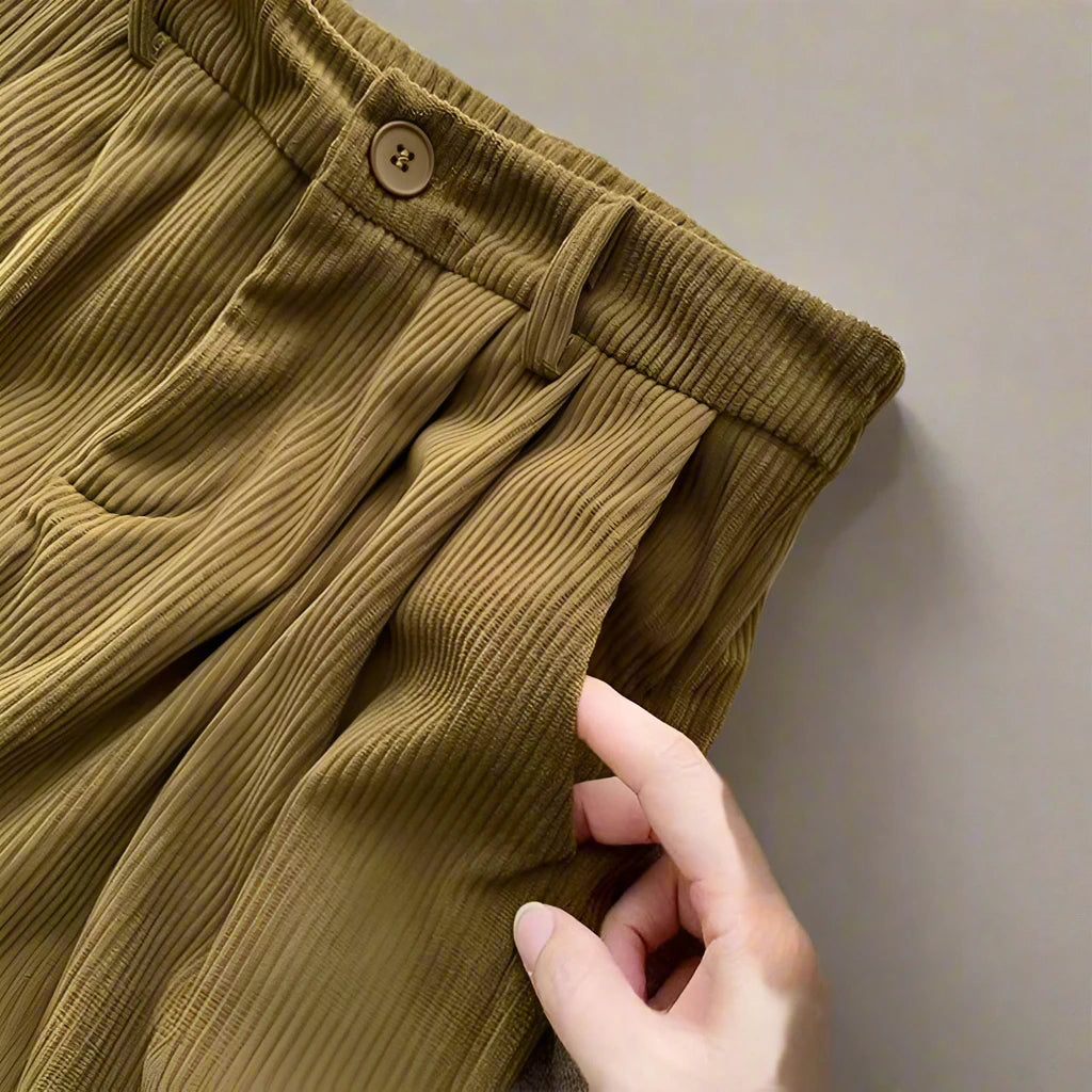 Khaki High Waisted Pants