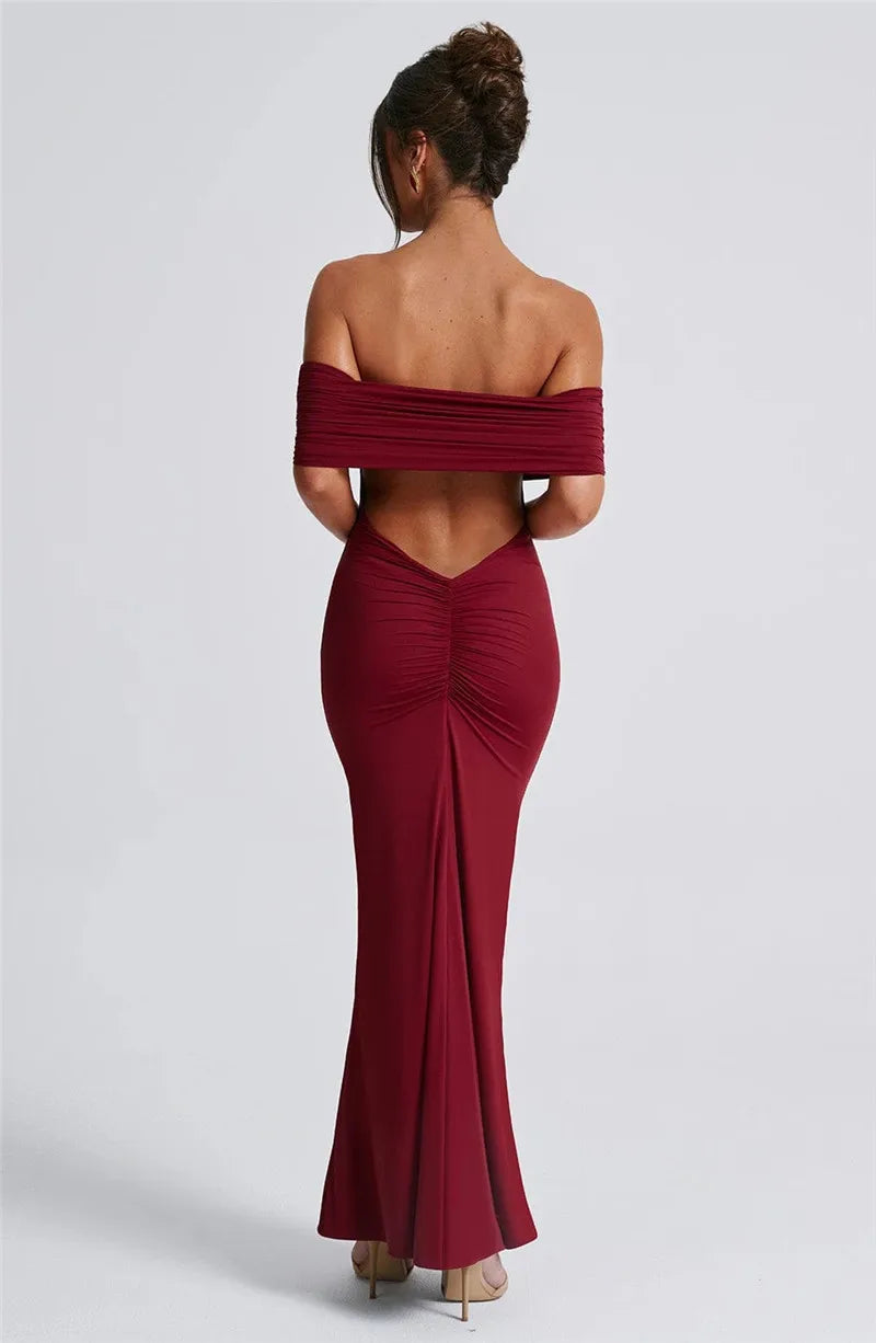 Off The Shoulder Long Dress