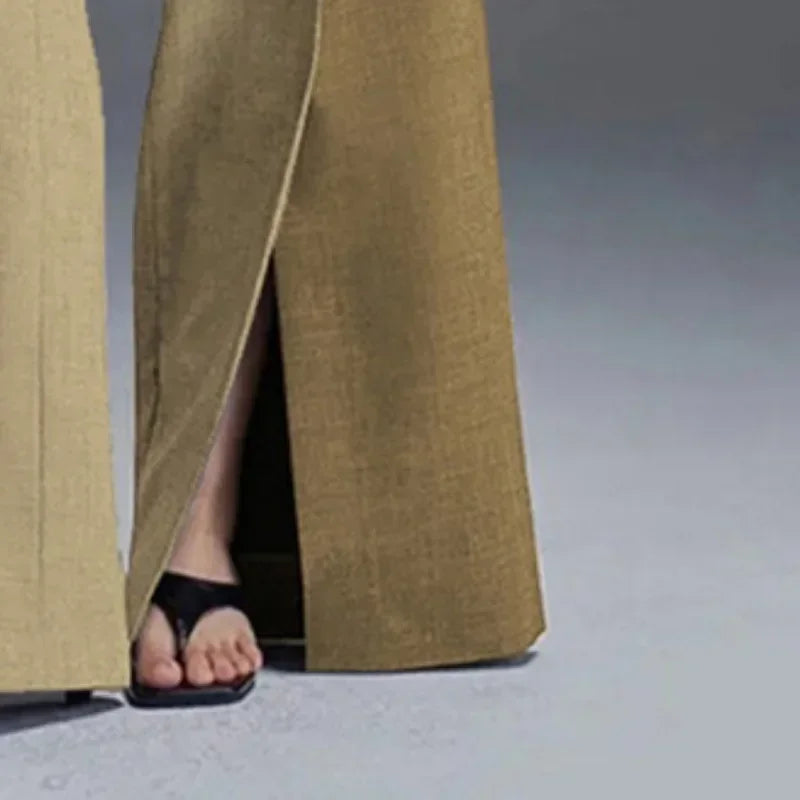 Front Pant Open Slit