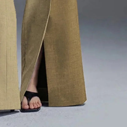 Front Pant Open Slit