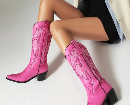 Pink Western Cowgirl Boots 