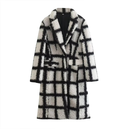 Plaid Winter Coat