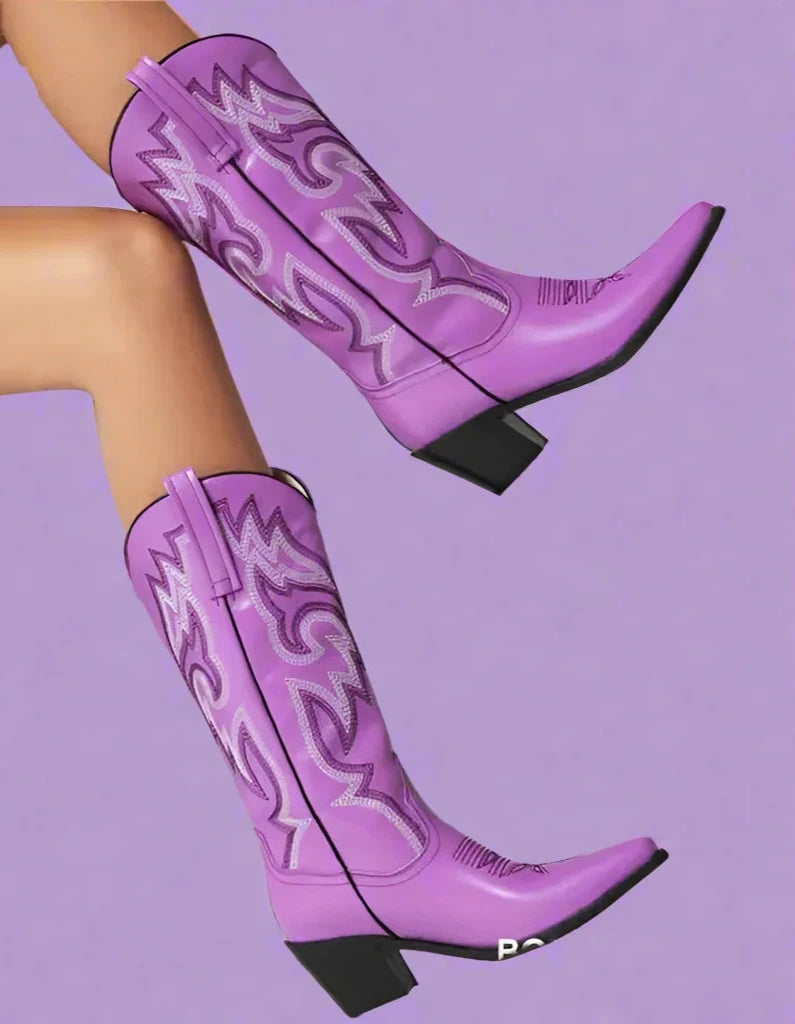 Purple Cowgirl Boots