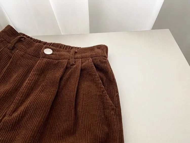 Retro Brown Pant Pocket