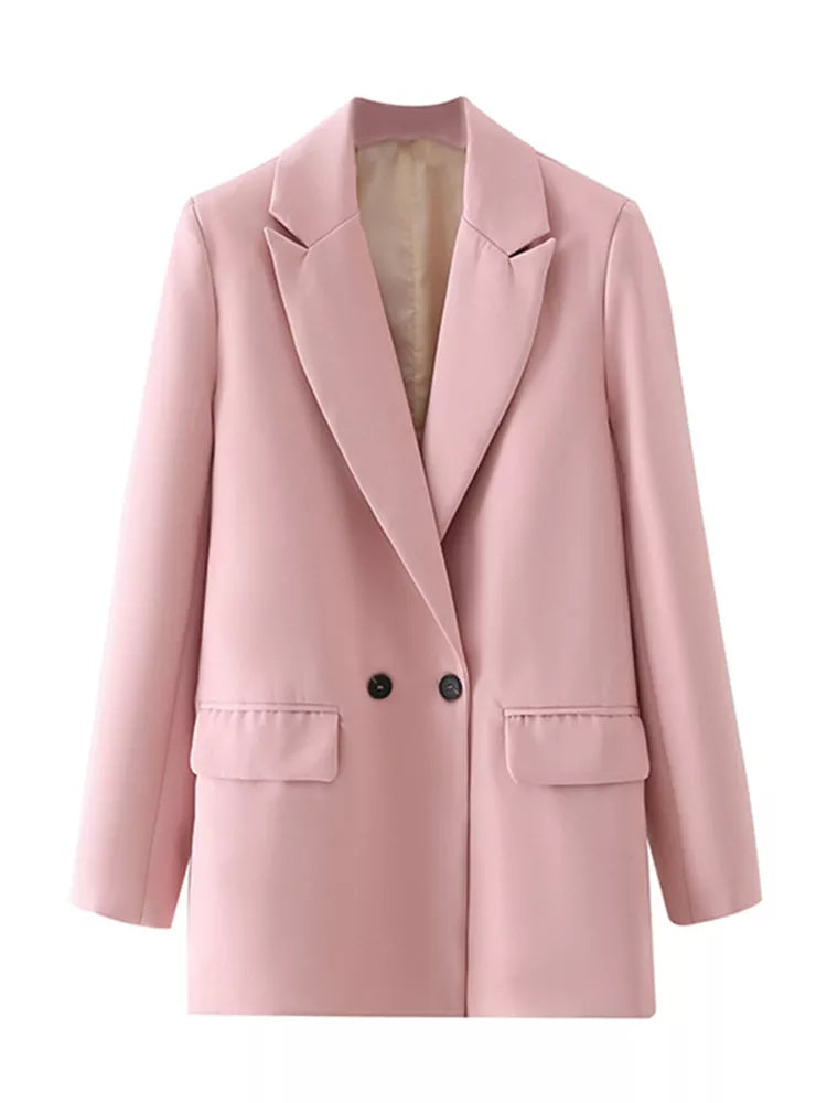 Double Breasted Pink Dreamofthe90s Blazer