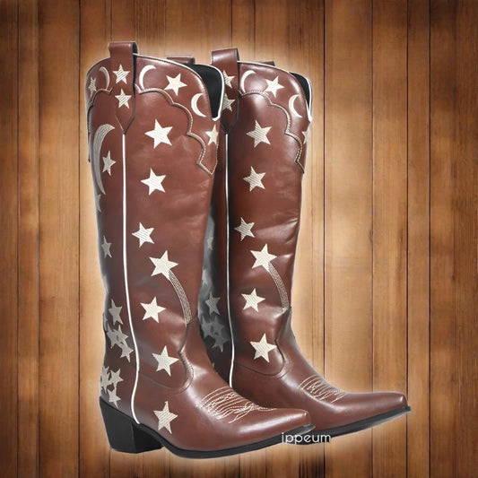 Brown Star Boots for Women