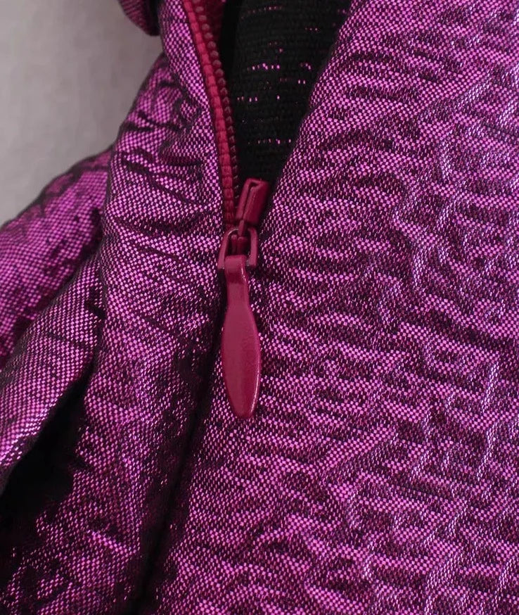 textured bowie purple skort