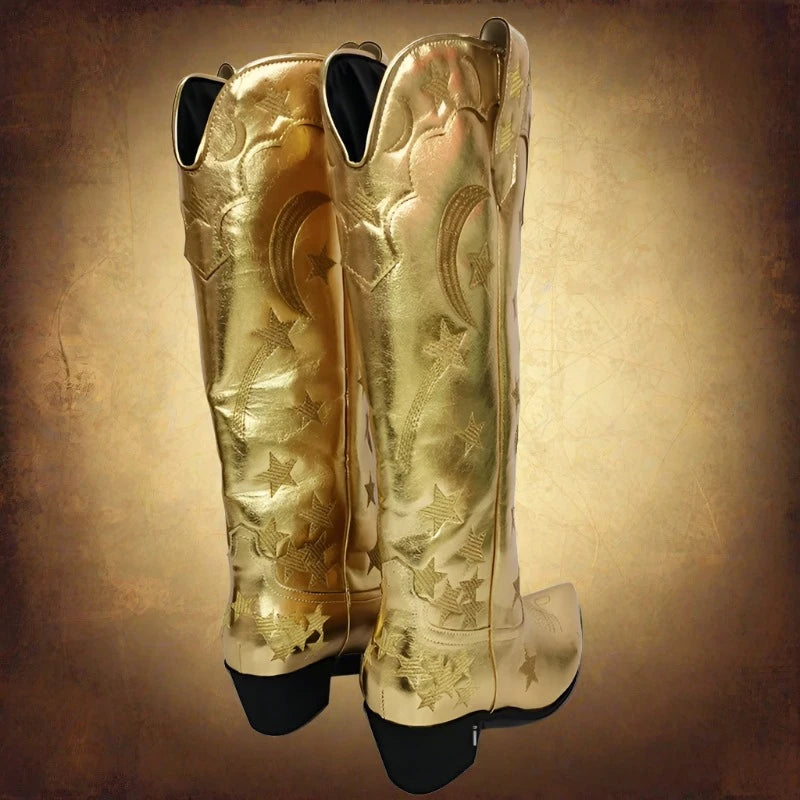 Gold star boots dreamofthe90s