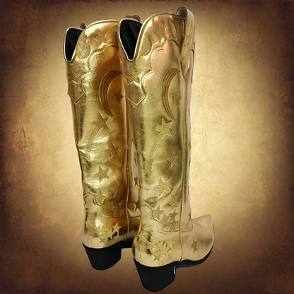 Gold star boots dreamofthe90s