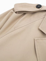 Load image into Gallery viewer, Dreamofthe90s Cropped Trench Jacket
