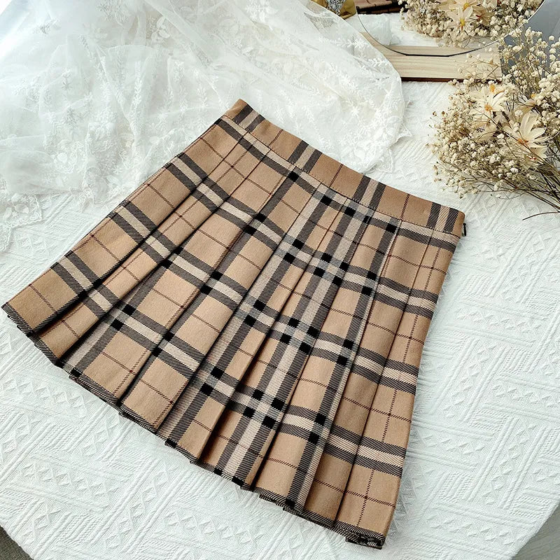 Plaid High Waist Mini Skirt | Dreamofthe90s image 1