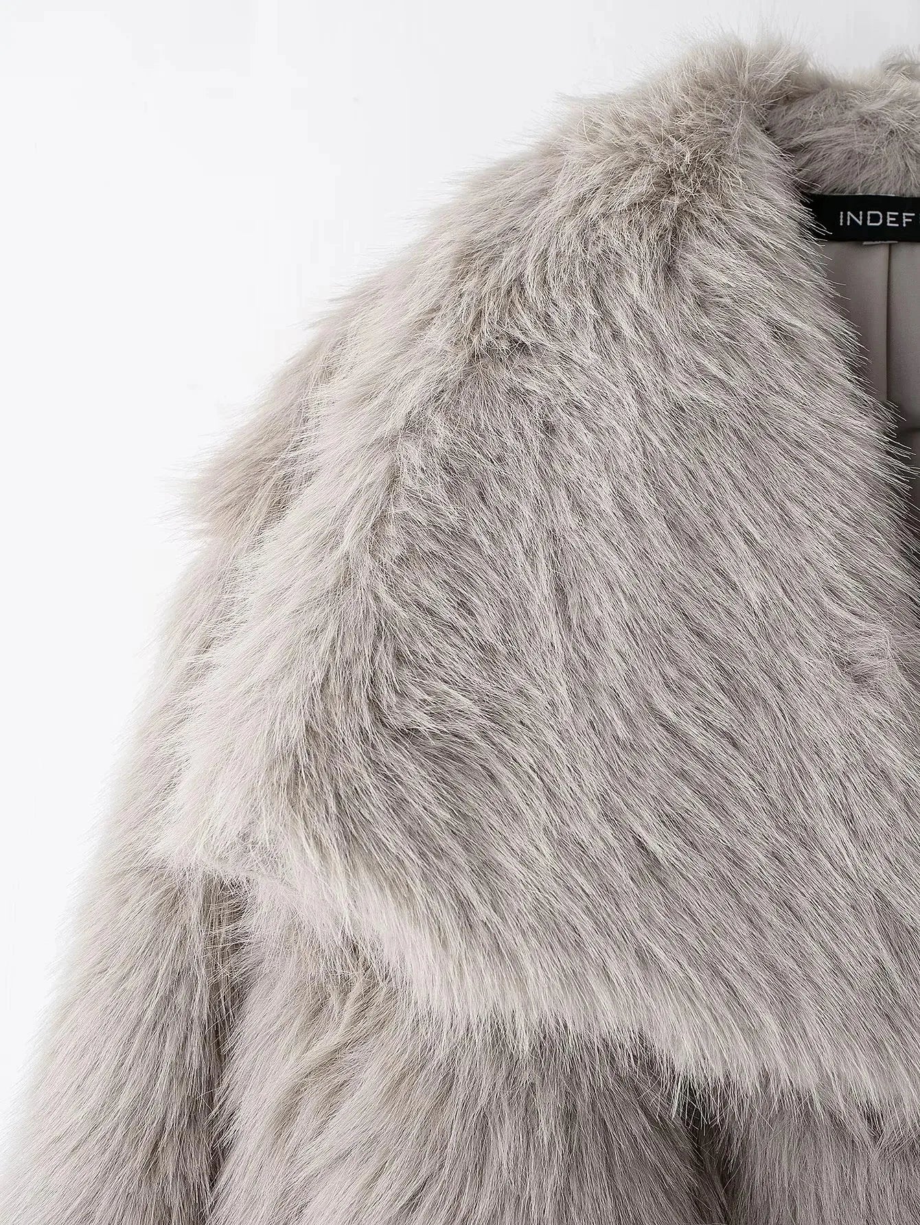 Faux fur Coat lapel collar