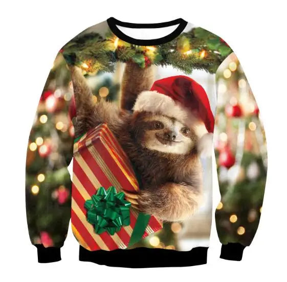 Ugly Christmas Sweater Sloth