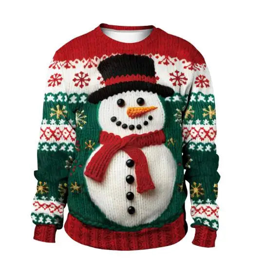 Ugly Christmas Sweater Snowman