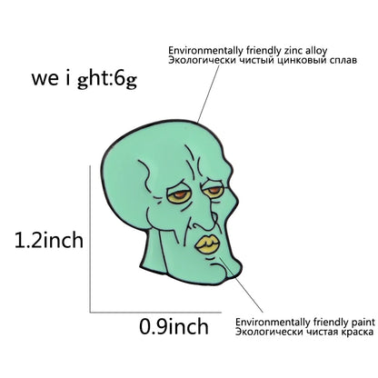 Squid Pin dimensions