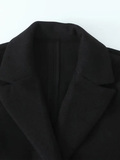 Collar of Black Trench Coat