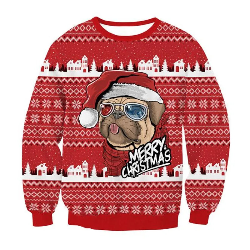 Pug Ugly Christmas Sweater