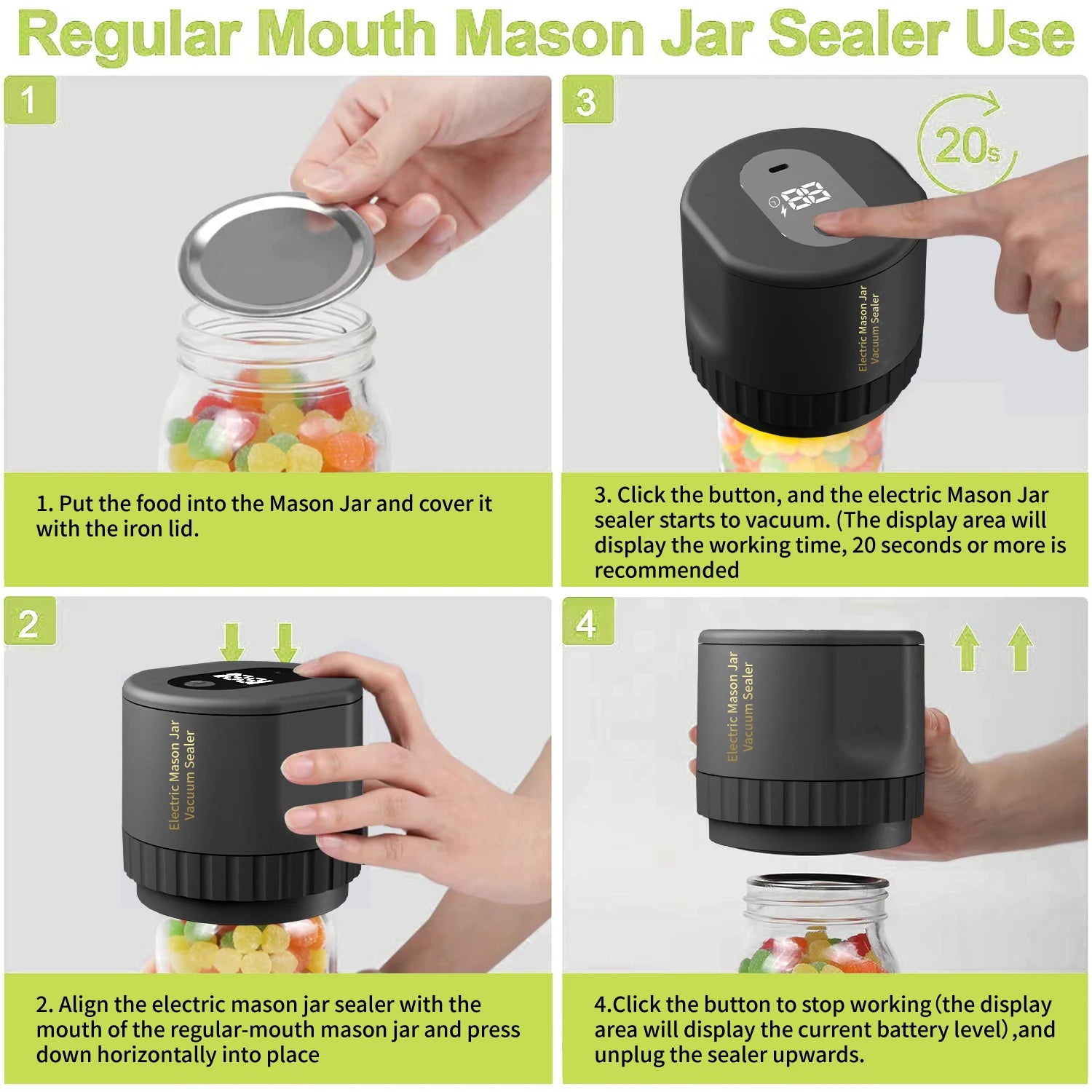 Instructions of Vacuum Sealer