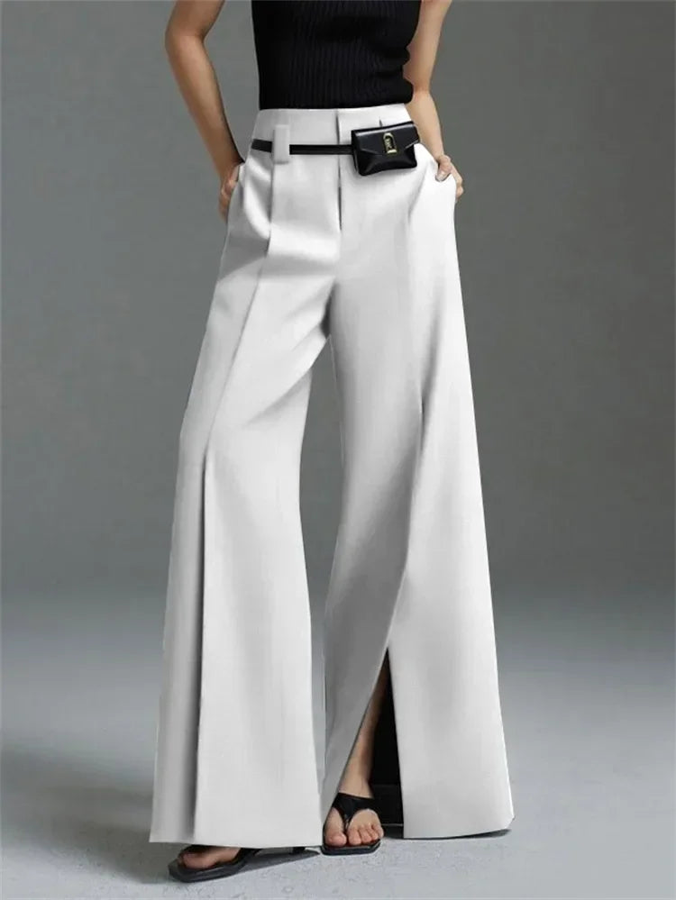 Wide Leg Pants in White