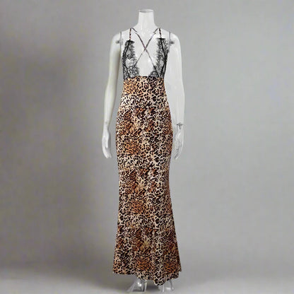 Womens Leopard Print Dress