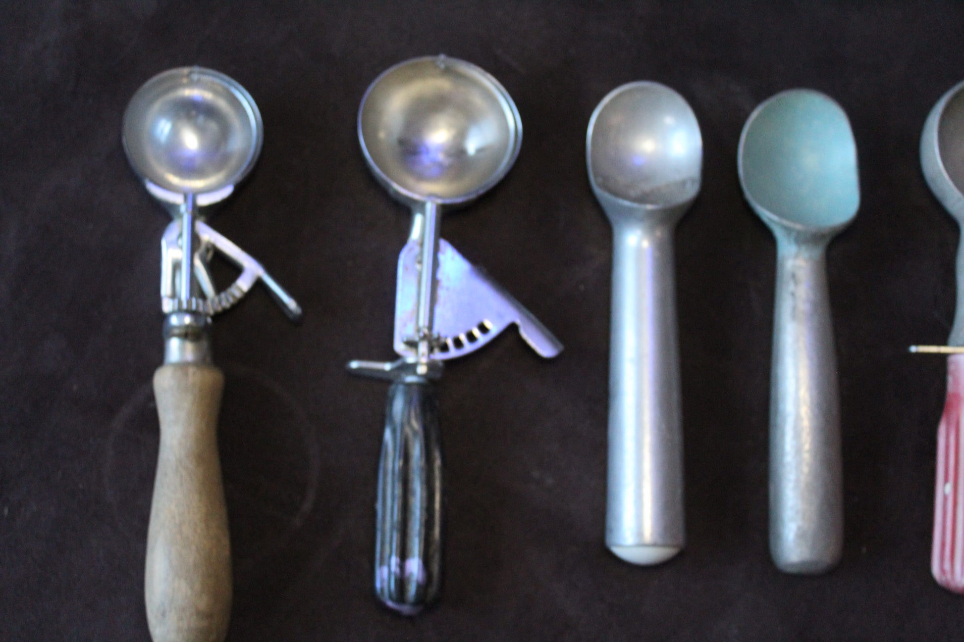 ice cream vintage scooper set