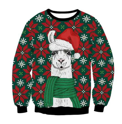 Ugly Christmas Sweater Lama