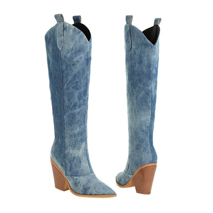 Dreamofthe90s Boots with Western Denim image 8