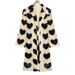 Load image into Gallery viewer, Faux Fur Heart Coat | Dreamofthe90s
