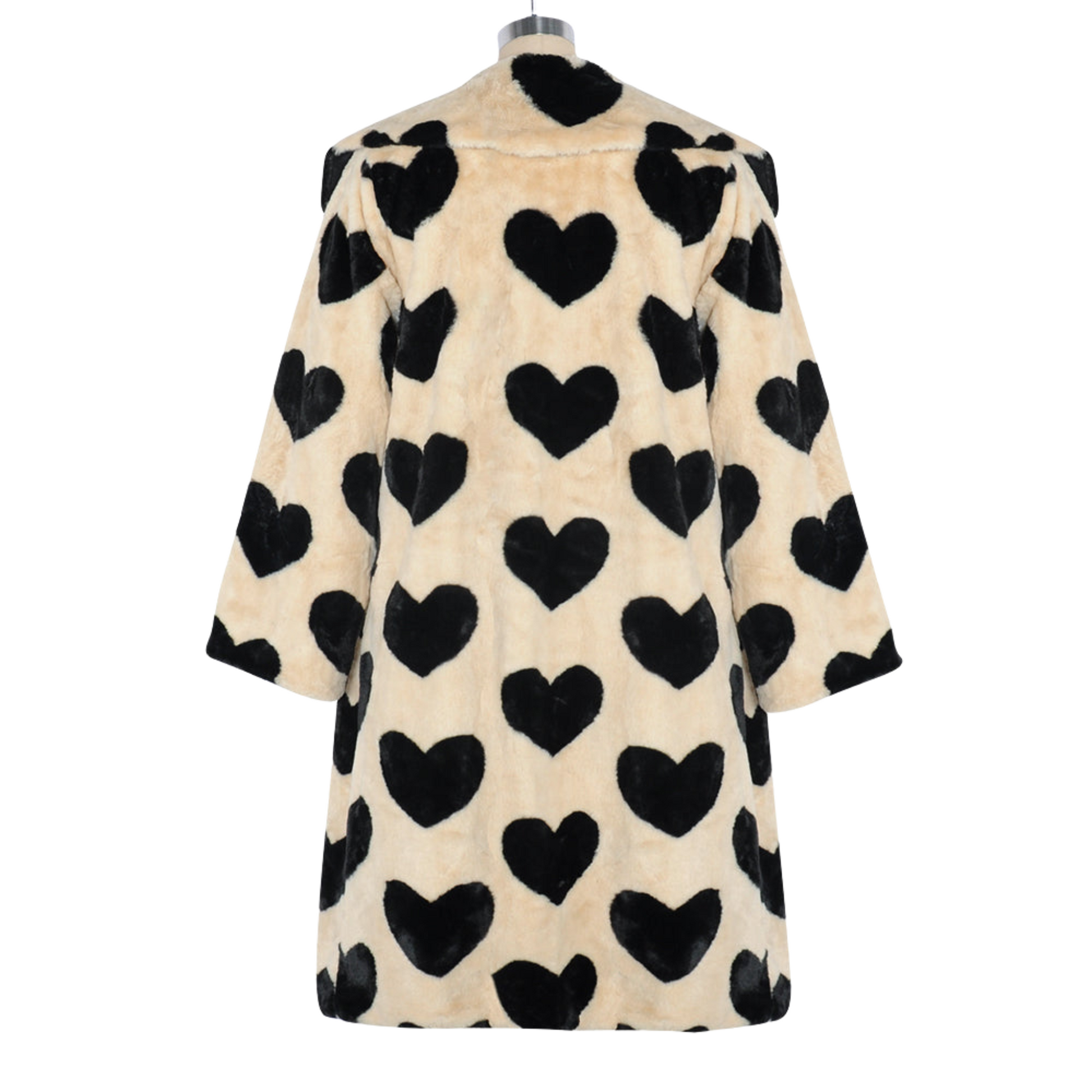 Faux Fur Heart Coat | Dreamofthe90s
