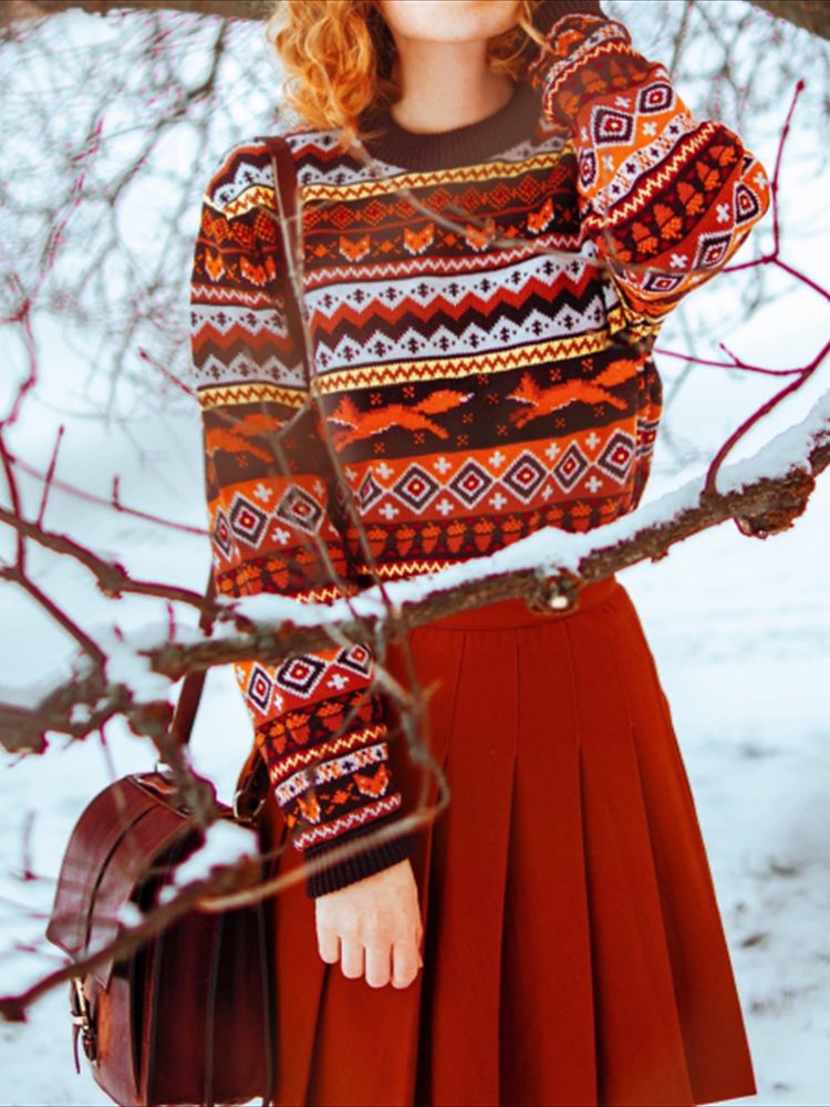 The Foxy Winter Sweater | Dreamofthe90s