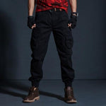 Load image into Gallery viewer, black Mens Military Joggers
