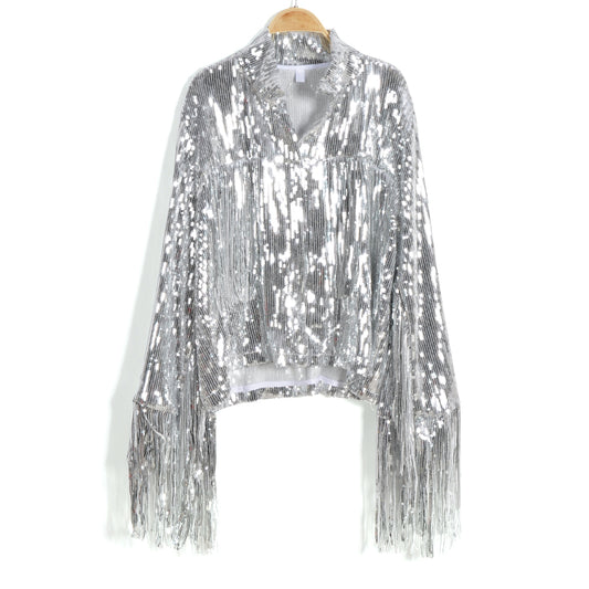 Sequins Dreamofthe90s Tassel Jacket image 6