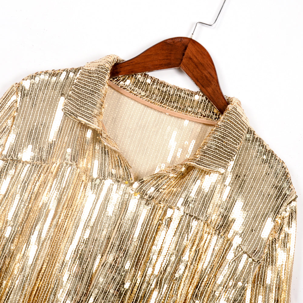 Dreamofthe90s Tassel Jacket with Sequins image 15