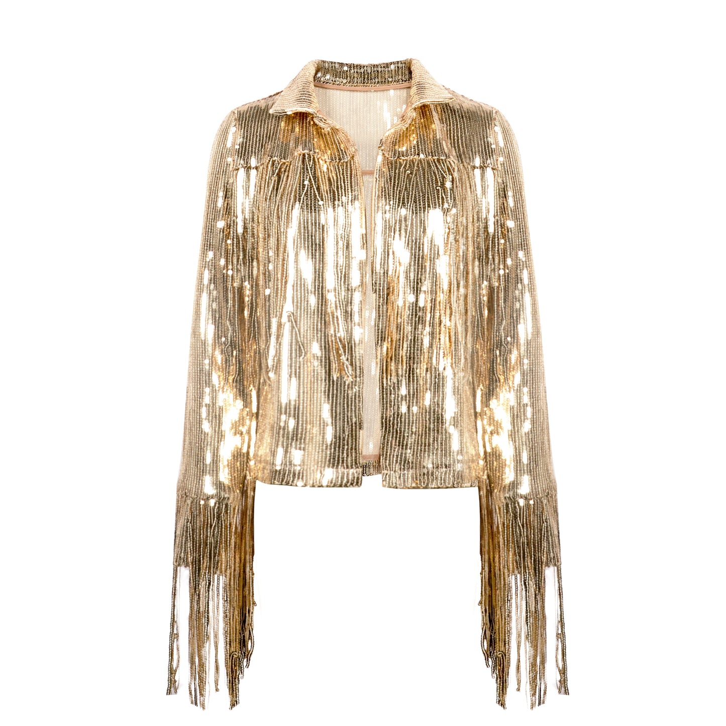 Sequins Jacket with Dreamofthe90s Tassels image 19