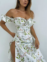 Load image into Gallery viewer, Floral Print Puff Sleeve Dress  | Dreamofthe90s
